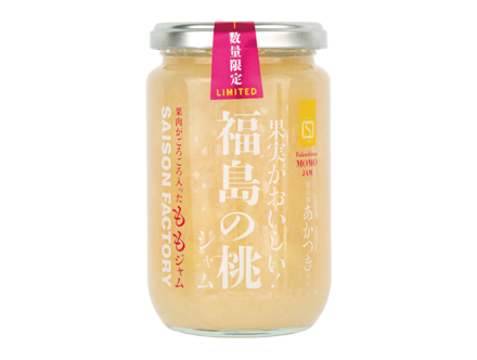 果実がおいしい福島の桃ジャム