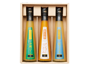 季節の飲む酢3本詰合せ【NNS-30S】